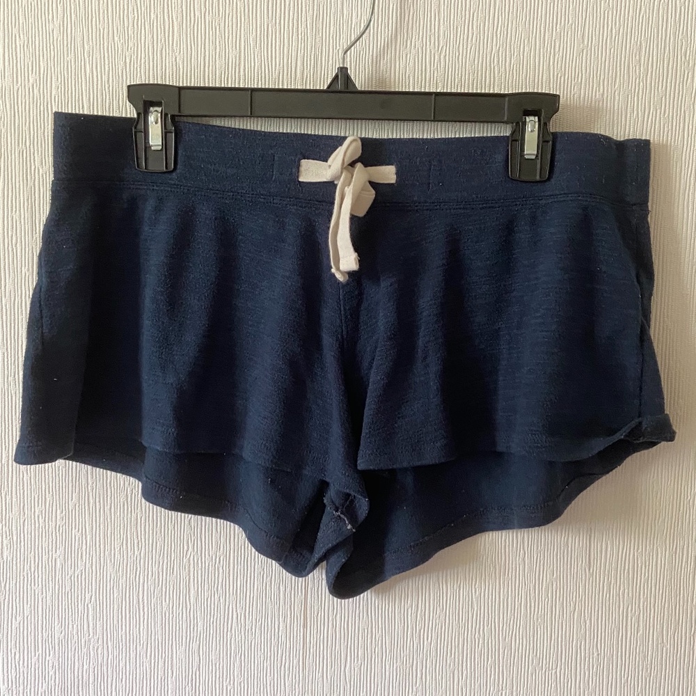 Navy Blue Pajama Shorts